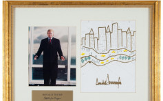 特朗普画纽约街景 作品估值12万