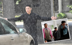 冒雨欄截吳岱融險被車撞 劉德華公開拍濕身戲法寶