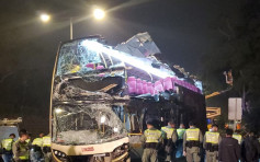 【九巴上水車禍】肇事巴士嚴重損毀 待警方詳細檢驗