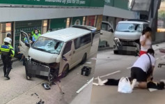 鰂鱼涌六旬男子遭客货车撞毙 热心市民施心外压急救 24岁司机被捕