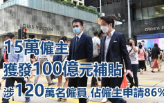 保就业｜15万雇主获发100亿元5月补贴涉120万名雇员