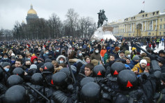 俄羅斯示威席捲全國 要求釋放納瓦爾尼逾2千人被捕