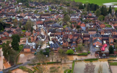 英國一星期內兩遭風暴吹襲 逾600多處嚴重水浸