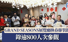 GRAND SEASONS展覽廳換春節裝飾 錄逾800人次參觀