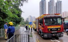  【同一架車】消防車兩個月內 蒲崗村道兩度失控撞欄 