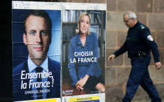 法国周日举行大选　民调显示马克龙领先玛琳勒庞