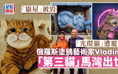 「猫屋」被毁 「光环猫」遭覆盖  俄罗斯涂鸦艺术家Vladimir「第三猫」马湾出世