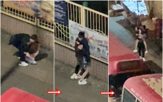 【維港會】情侶深夜街頭嘈交 女友落淚斥男友偷食：我個心好痛