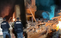 意大利西西里岛气体爆炸导致塌楼 至少3死6人失踪