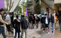 涉沙頭角及廣福邨停車場傷人案 7男涉傷人及藏武被捕