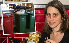数学女教师为环保恒常在垃圾桶回收食物兼分享予流浪者