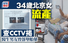 34歲北京女懷孕後流產 家中閉路電視驚見醫生男友水杯加墮胎藥