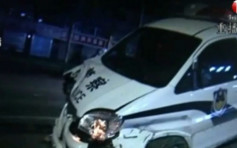 安徽警車超速 撞死兩名騎電動單車中學生