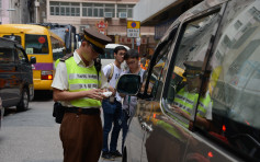 警港岛交通黑点执法 单日发1034张告票