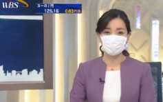 日本電視台主播上月起戴口罩報新聞 獲近8成人支持