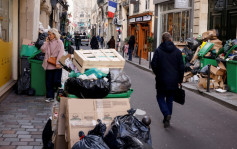 法反退休改革示威罷工持續 巴黎街頭堆滿逾7000噸垃圾