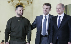 俄烏戰爭︱閃電訪英後 澤連斯基巴黎會見法德領袖