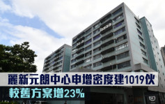 城市規劃｜麗新元朗中心申增密度建1019伙 較舊方案增23%