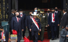 秘魯新總統卡斯蒂略宣誓就職