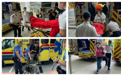 机场停机坪穿梭巴士「摇骰」 酿8人受伤
