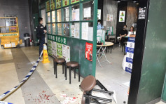 宝林街市粉面店职员阻食客吸烟爆血战 4人被捕