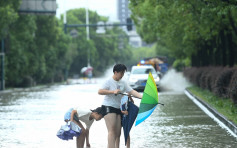 台风「烟花」登录浙江余姚灾情严重 雨量相等于37个西湖