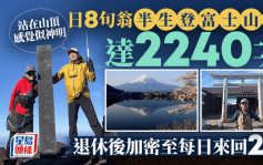 81岁「富士山先生」半生登顶2240次  「站在山顶感觉成为神明」