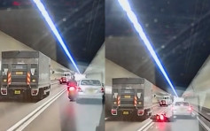 【车CAM直击】私家车红隧撞电单车 不顾而去被截停
