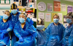 缺装备被逼套垃圾袋上阵 英国3护士全染疫