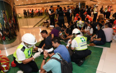 警方等多部门西九商场演习 模拟重大事故加强应变力