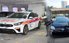 红磡私家车撞警车案 警方拘捕两男女