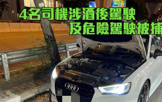東九龍警區一連三日打擊危駕及酒駕 4男司機被捕