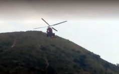 男子鸭脷洲行山昏迷 直升机救起送院