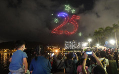 回歸25｜大埔無人機匯演 動用200架機砌出12款香港地標