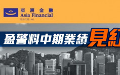 亚洲金融662｜盈警 料中期业绩盈转亏