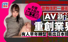 AV新法重創業界女優呻3個月無工開 有人早年轉型衝出日本搲銀