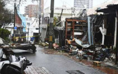 颱風卡努持續影響沖繩 釀至少2死64傷7%戶停電