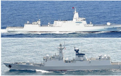 日防卫省：中国海军055型万吨大驱「拉萨」号等5舰穿航日本海