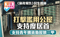 星岛问卷调查｜《施政》民生措施 打击滥用公屋支持度居首 支持青年购资助屋跻三甲