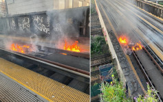熱浪襲歐洲 倫敦火車路軌自燃起火