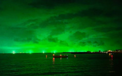 馬祖海平線驚現極光 揭來自福建捕魷船超強LED燈