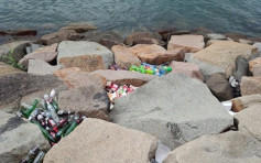 逾百酒樽膠樽牛奶盒被棄荃灣碼頭　網民憂「今晚成個海都係垃圾」