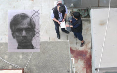 保安倒斃大廈警方遊繩外牆搜索 天台「血手印」化驗為油漆