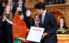 馬拉拉獲加拿大政府頒發榮譽公民