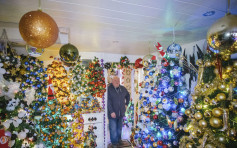 德国夫妇家中摆设444棵圣诞树 创世界纪录
