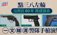 警隊換槍｜點三八左輪沿用近80年將成歷史 一文看清警隊手槍演變