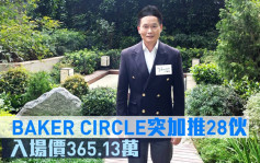 熱辣新盤放送｜BAKER CIRCLE突加推28伙 入場價365.13萬