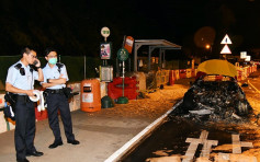 法拉利西贡公路自焚 半辆车变形司机失踪