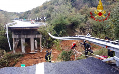 意大利豪雨成災山泥傾瀉  高架橋崩塌無人傷