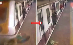 印度婦闖路軌小便 遭火車撞完再夾月台拖行幸生還